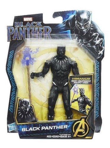 Marvel: Figura De Black Panther 6 Pulgadas E0868 