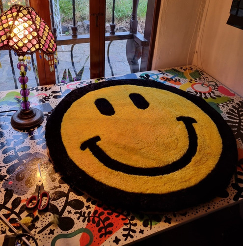 Smile Rug / Tapete Smile Hecho A Mano.