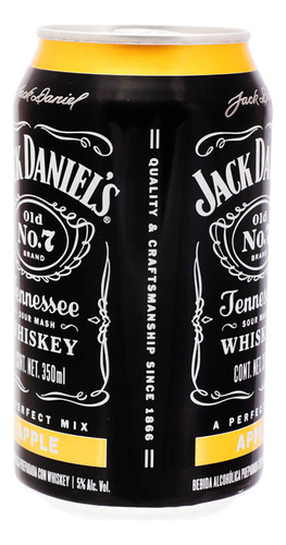 Bebida Preparada Jack Daniels Apple Lata 350 Ml