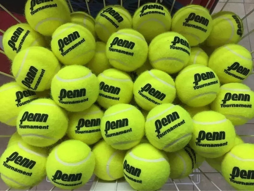 Pelotas De Tenis Penn Tournament Sello Rojo En Raqueton