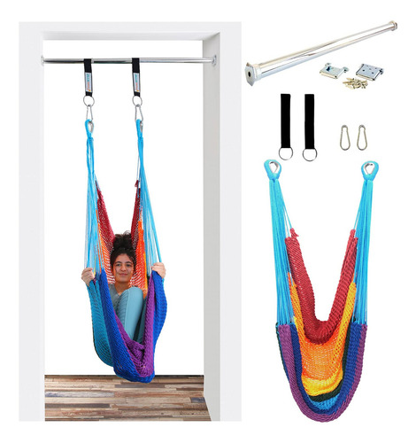 Hamaca Dreamgym Doorway Columpio Arcoíris Para Adultos Ews