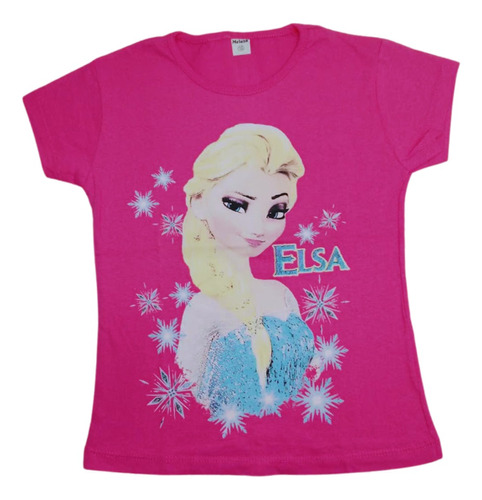 Franela Frozen Olaf Hielo Niña Disney Elsa Princesa 