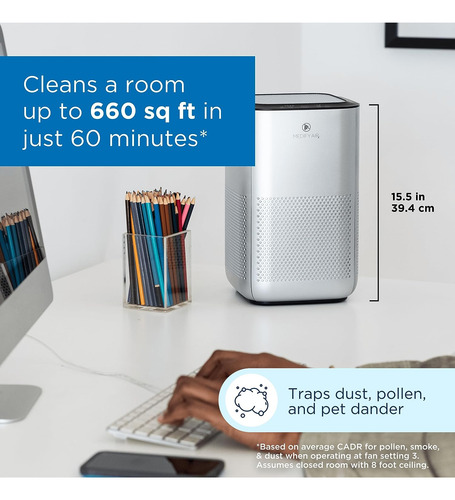 Purificador De Aire Medify Ma-15 Con Filtro H13 True Hepa |