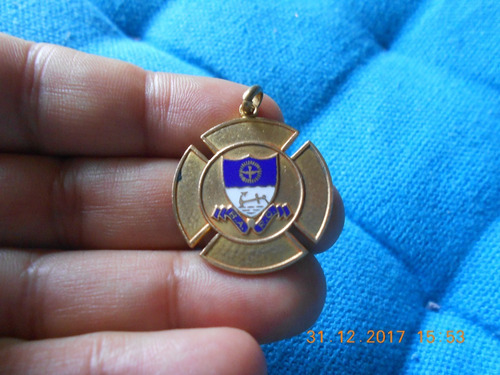 Medalla Buenos Aires Rowing Club Regatas Año 1947 Esmalte