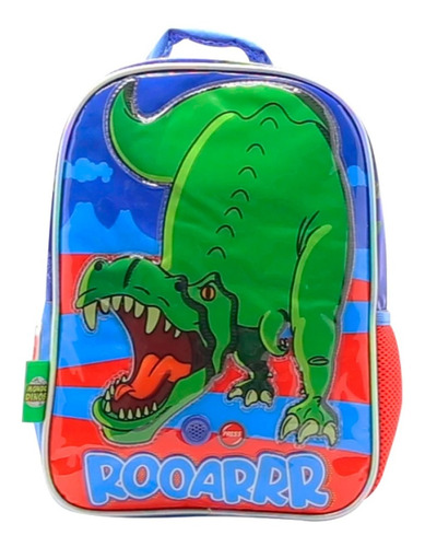 Mochila Espalda Jardin 12´´ Mundo Dinosaurio C/ Sonido Di085