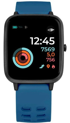 Relógio Mormaii Smartwatch Life Unissex Molifeag/8r Cor da correia Azul Cor do bisel Azul Cor do fundo Azul