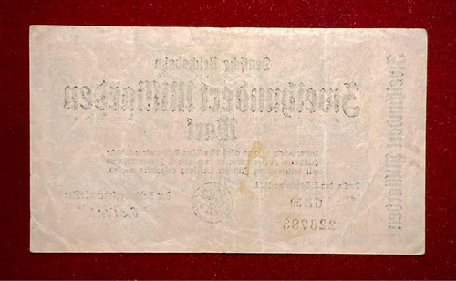 Billete 200 Millones Alemania Notgeld 1923 Pick S1025 Berlín (Usado)
