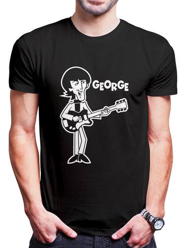 Polo Varon The Beatles  George (d0430 Boleto.store)