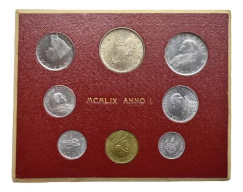 Set Monedas Ciudad Del Vaticano 1959 Papa Juan Xxiii