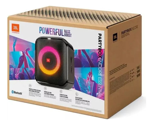 Parlante Jbl Encore Essential Party Box Color Negro Negro