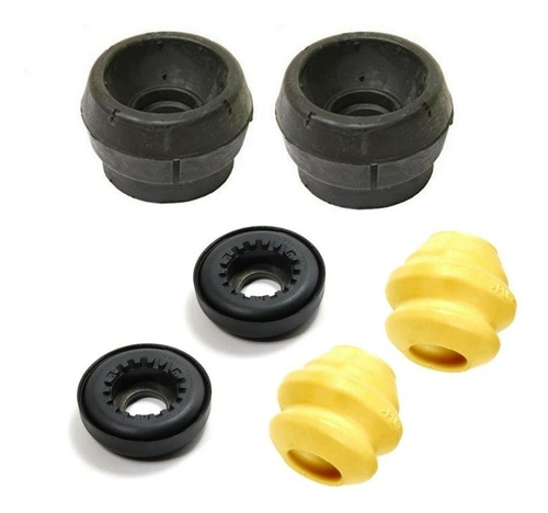 Kit Bases C/ Balero Y Rebotes Amortiguador Vw Golf Jetta A4