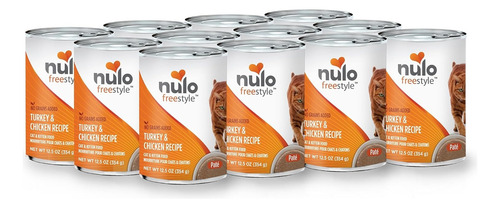 Alimento Húmedo Para Gato Nulo Pate S/pavo Y Pollo 12.05oz