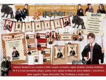 Comprar Kit Imprimible Candy Bar Harry Potter 2 100% Editable