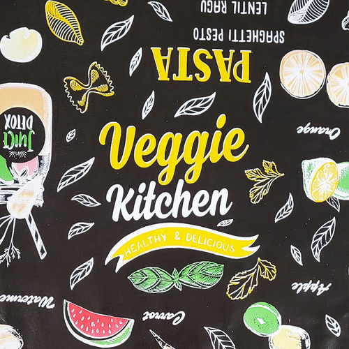 Toalha Mesa Térmica Impermeável Pvc Veggie Redonda 1,38