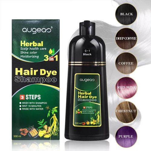 Champú Instant Color De 500 Ml Para Teñir El Cabello Tono Chestnut Brown