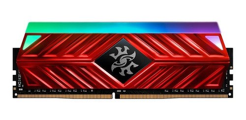 Imagen 1 de 3 de Memoria Ram Xpg D41 Ddr4 16gb 2x8 B2666 Red Rgb Dual Channel