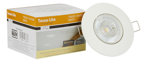 Lampara Led Empotrable 5.5 W Blanco Cálido Ydled-154/30/b