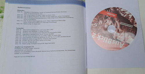 Libro En Alemán: Ausblick 2 Arbeitsbuch Edit.hueber Con Cd (Usado)