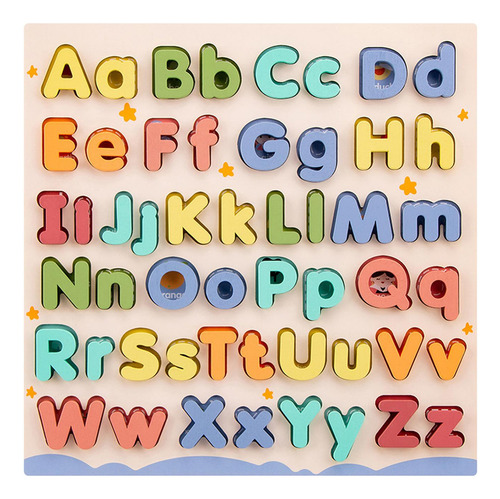 Juego Educativo De Madera Del Rompecabezas Del Abc Del