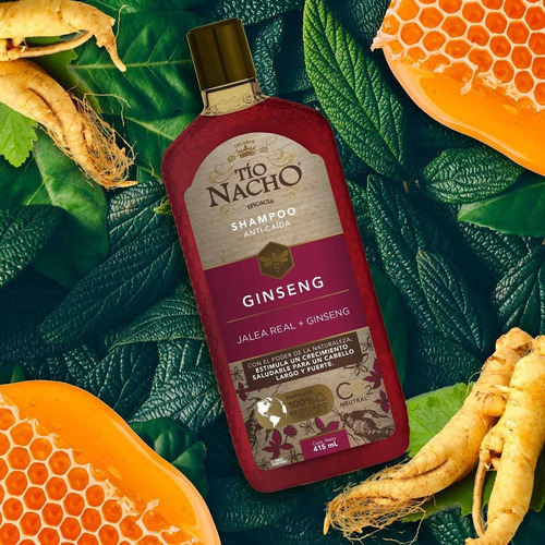 Tio Nacho Shampoo Ginseng Estimula El Crecimiento