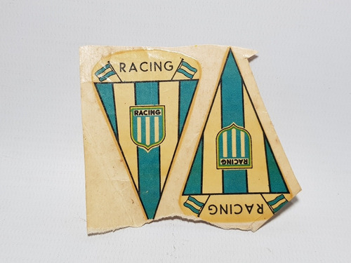 Imagen 3 de 7 de Racing Club Antiguas Calcomanías Lote X 35 Mag 57120