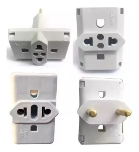 350 Pçs Adaptador T Elétrico Tomada Benjamin Pino T 10a 127/220v