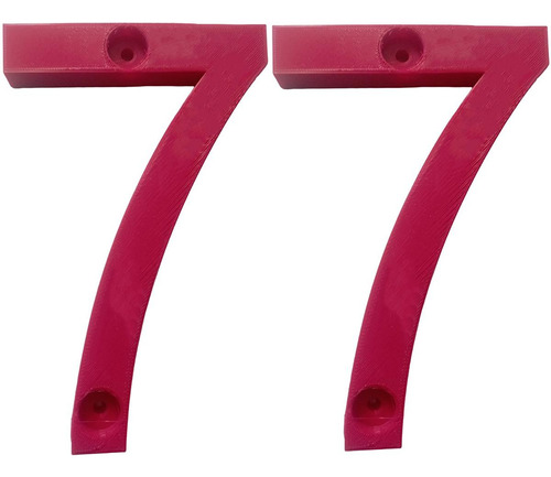 Números Para Departamentos, Mxdru-077, Número 77, 17.7cm Alt