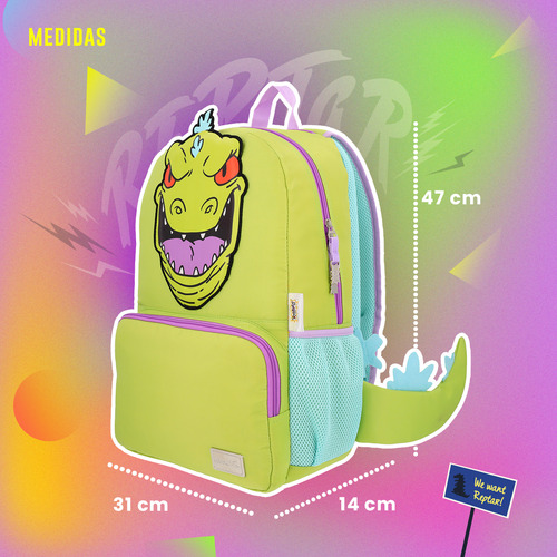 Mochila Reptar Con Gorrito Rugrats Por Yadatex