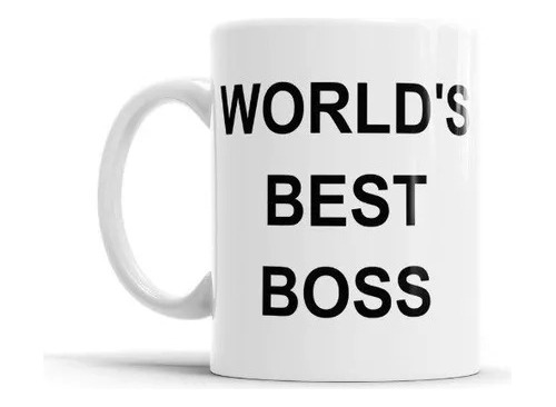 Taza  World's Best Boss  Serie The Office