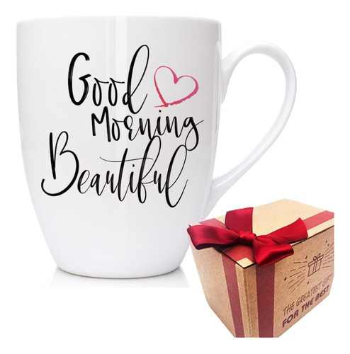 Suuura-oo Regalo Para Mujer, Hermosa Taza De Café Con Texto 