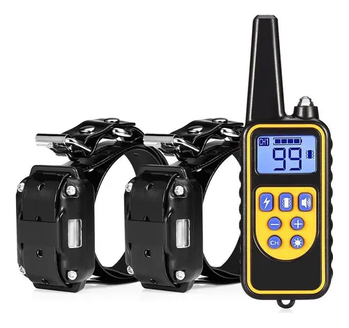Un Juego De Choque Electrónico Para 2 Perros Collar De Entre