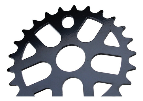 Imagen 5 de 5 de Plato Bmx Acero 25t Dientes ¡freestyle Street Park! Negro