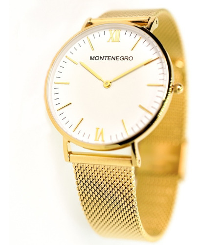 Reloj Montenegro Para Dama Dorado