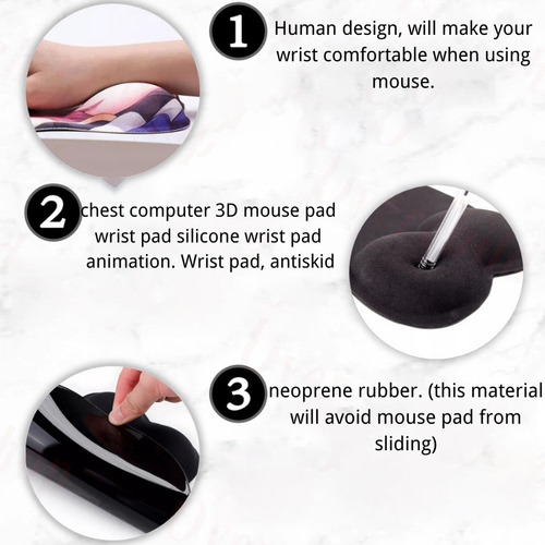 Tapete Mouse 3d Jojo Joseph Joestar Anime Com Descanso