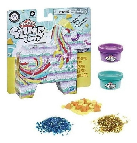 Play Doh Slime Fluff Cotton Hasbro Piñata Masas Brillo