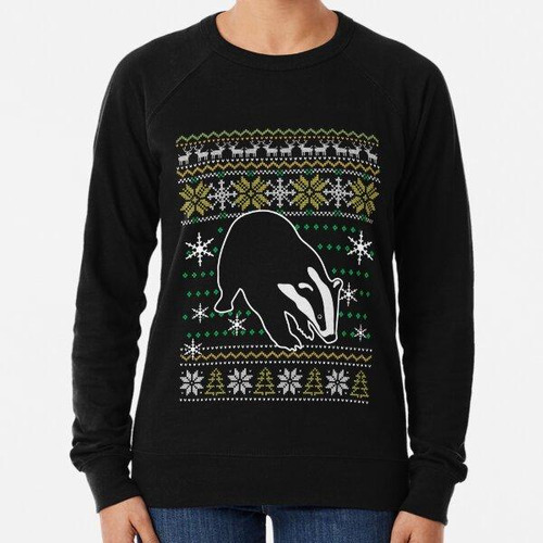 Buzo Badger Gifts Ugly Sweater Navidad Calidad Premium