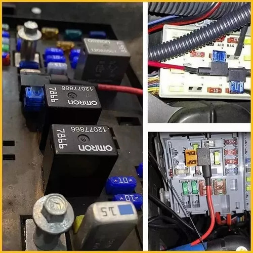 5x Adaptador Porta Fusible Mini 12v Ladron Roba Corriente