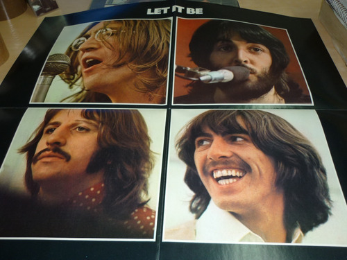 Vinilo  Let It Be  The Beatles Capitol Con Poster Jcd055