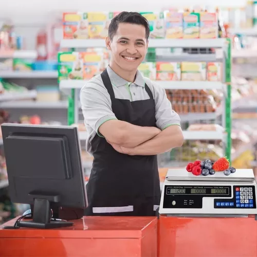 Bascula Digital Comercial Alta Precisión Alimentos 40kg