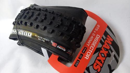 Imagen 7 de 10 de Llanta Maxxis Dissector 27.5*2.40wt/ Tubeless Ready/3ct/exo