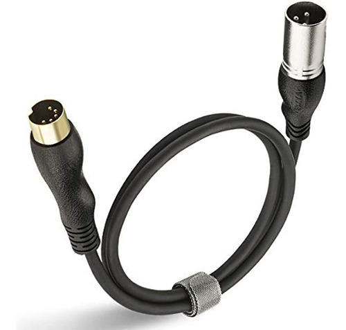 Ebxya Cable Adaptador Midi A Xlr De 6 Pies - Midi 5 Pines Di