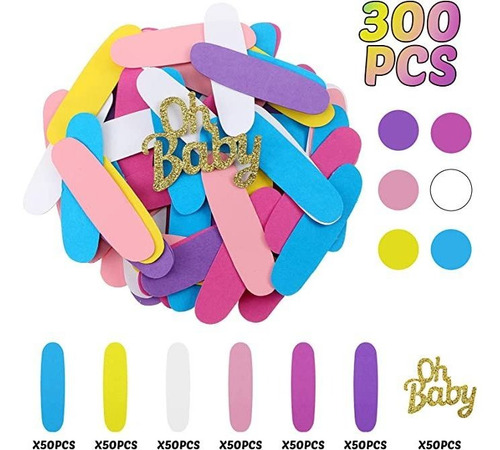 Imagen 2 de 7 de 350 Piezas De Confeti Para Bebé, Confeti, Decoración De C.