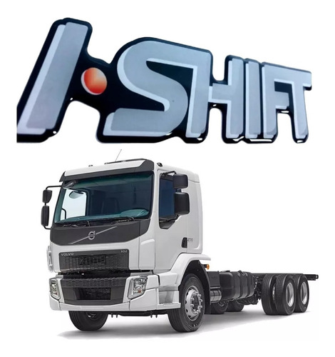 Emblema Adesivo Resinado Caminhão Volvo I-shift I Shift Sht