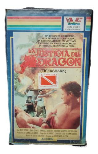 La Justicia Del Dragon Película Vhs Serie Tv Cine No Dvd 80