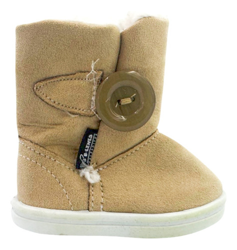 Bota Botita Bebé Niña Borrega Peluche Frío Invierno 555