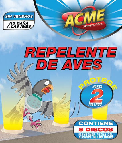 Imagen 4 de 9 de 8 Discos Holograficos Ahuyenta Espanta Aves Multisensorial