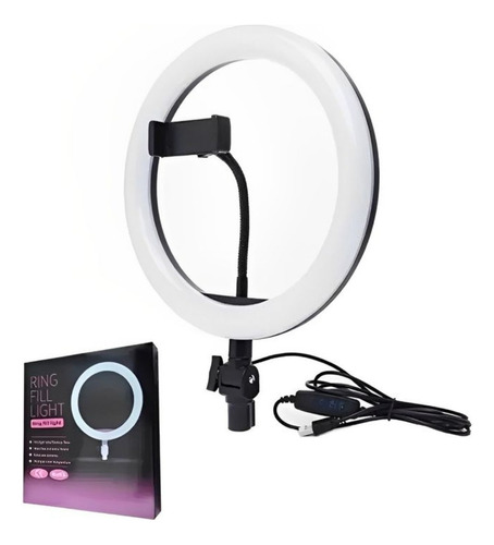 Aro De Luz Led 26 Cm Con Tripode De 2 Metros