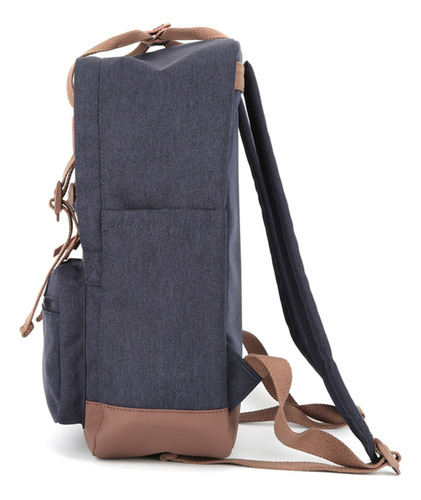Mochila Okta 1085 Division Notebook Bolsillo De Atajo. Color Azul Y Marrón