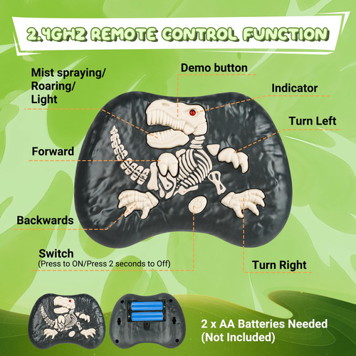 Juguete De Dinosaurio Robot De Control Remoto Para Niños