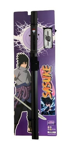 Espada Katana Sasuke Uchiha + Funda + Cinto + Bandana Naruto